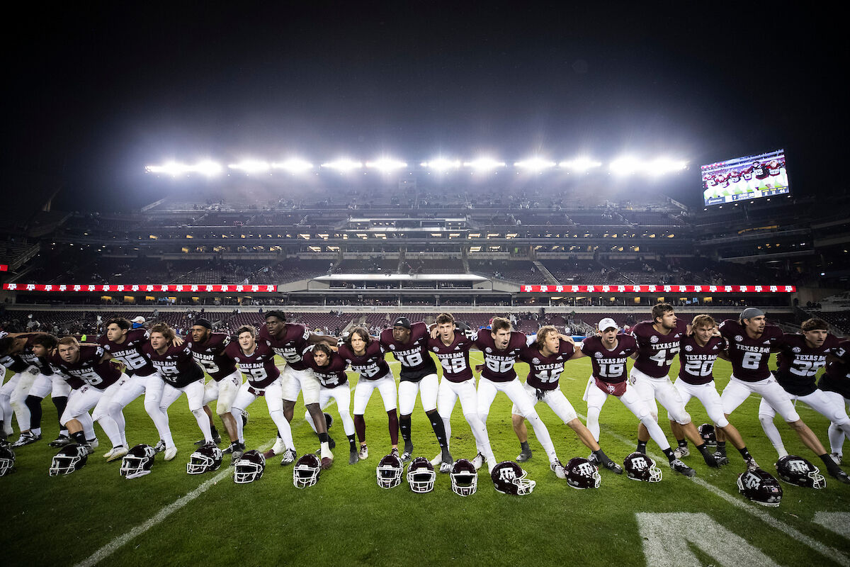 COLLEGE STATION, TX - 20201128 - Texas A&M Aggies Football vs. LSU Tigers